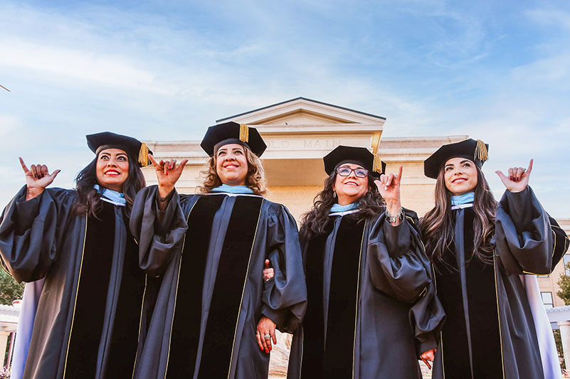 Hispanic EdD graduates